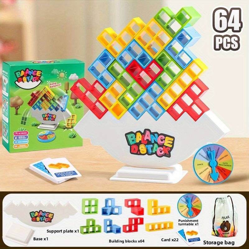 Image galerie 3 - Jeu d’Équilibre Familial – Balance Block Challenge