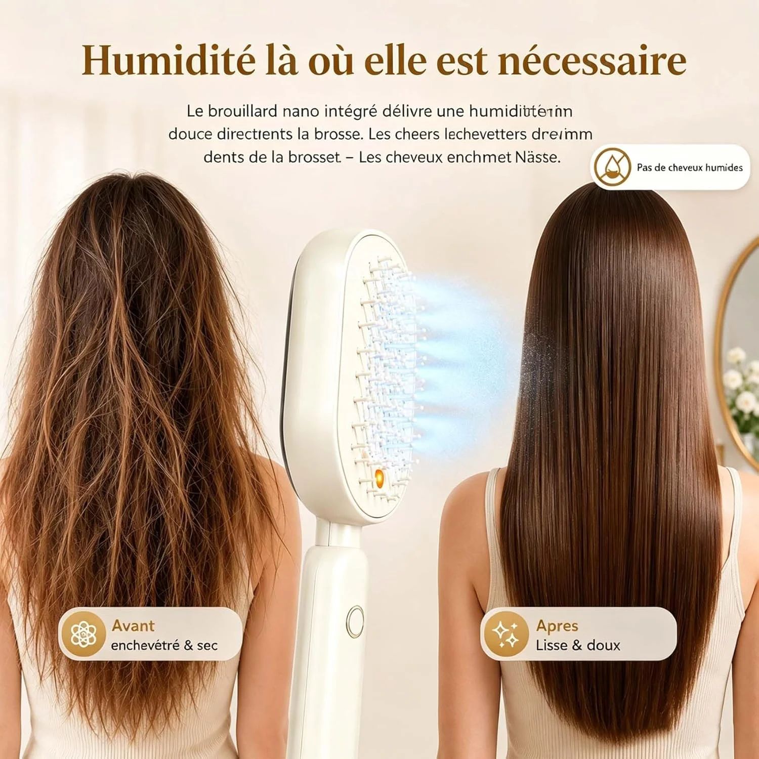 Image galerie 1 - Brosse électrique avec spray